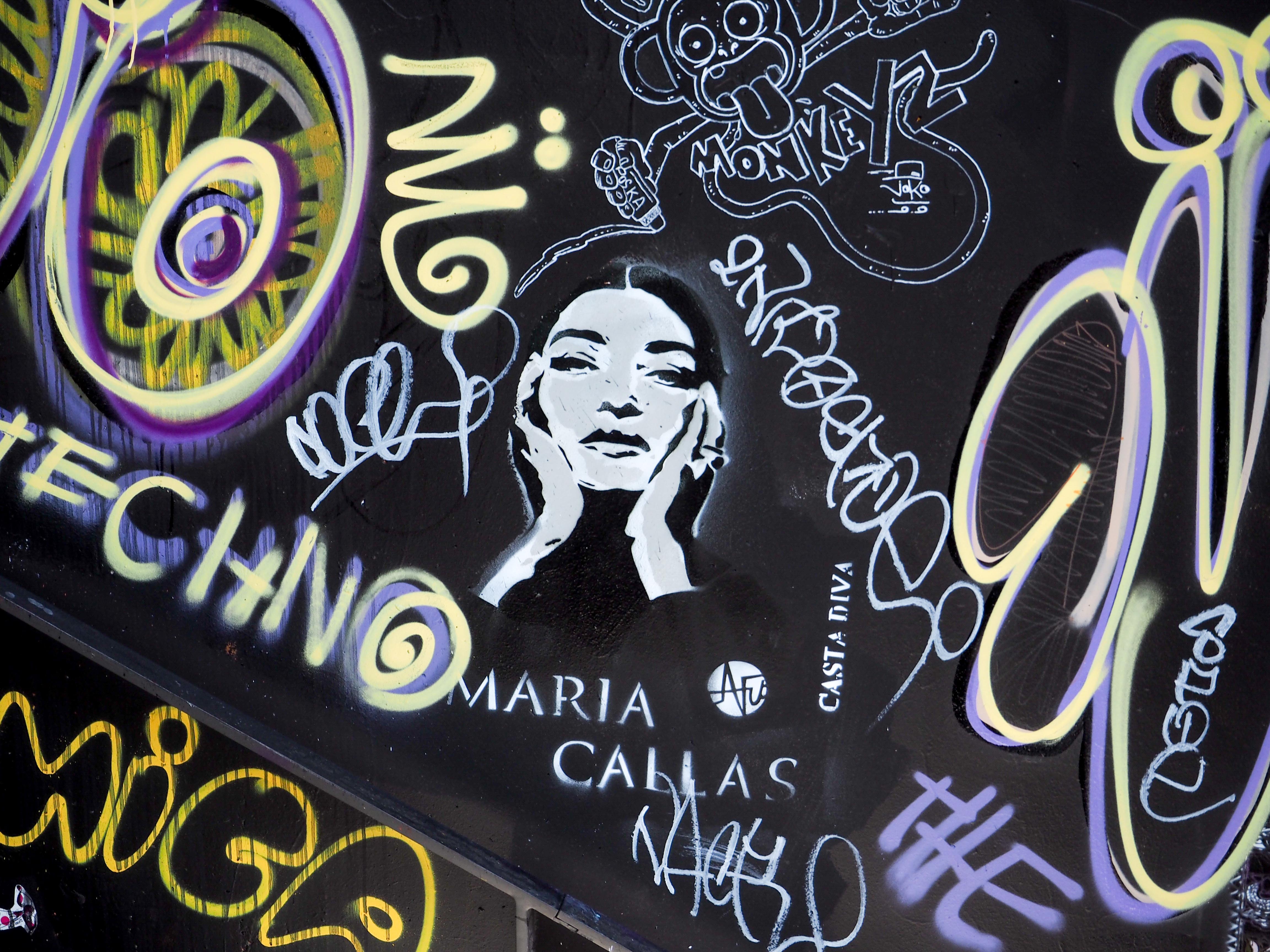 Frauen Bild der Callas von Nice Art