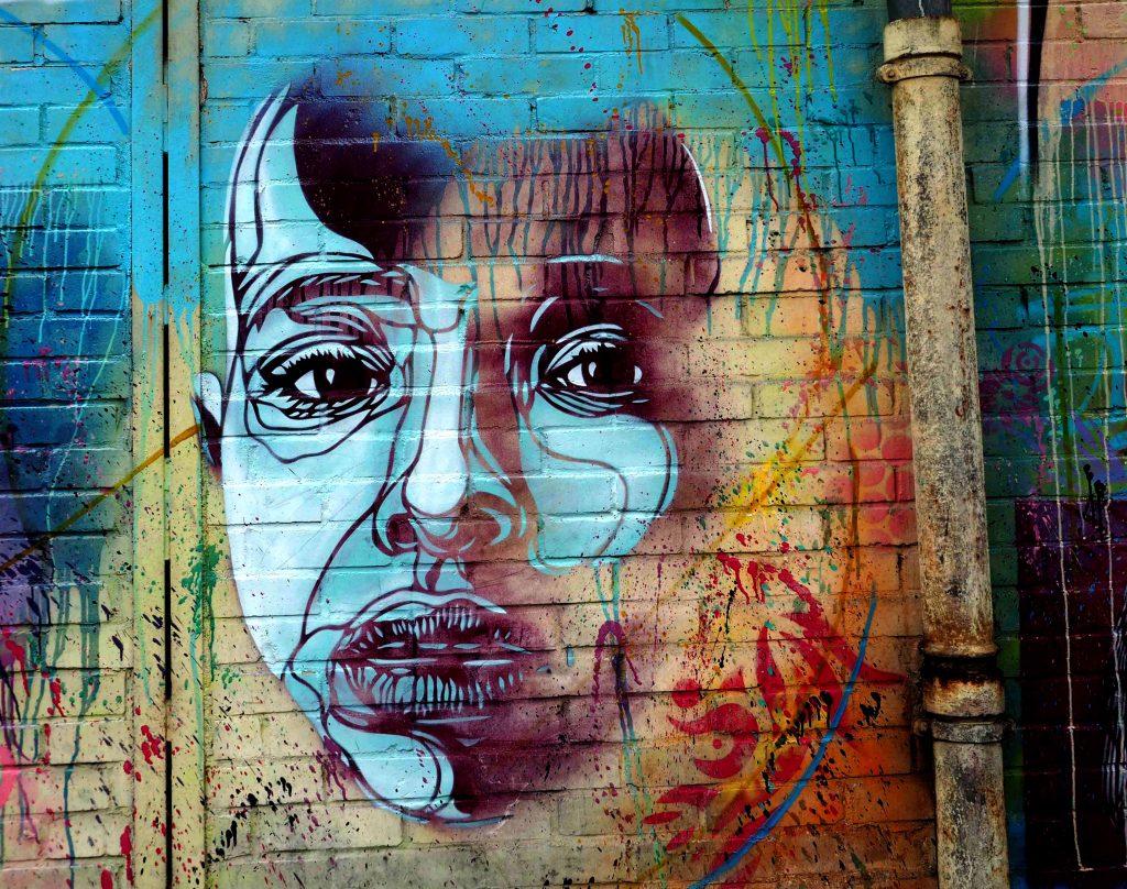 Detail einer Arbeit von C215