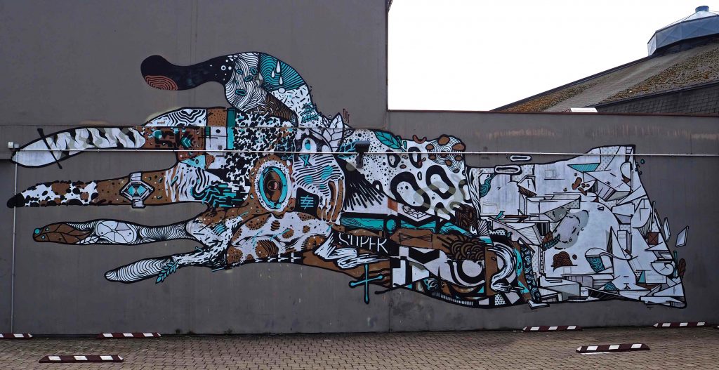 eine Hand die aus vielen Teilen besteht