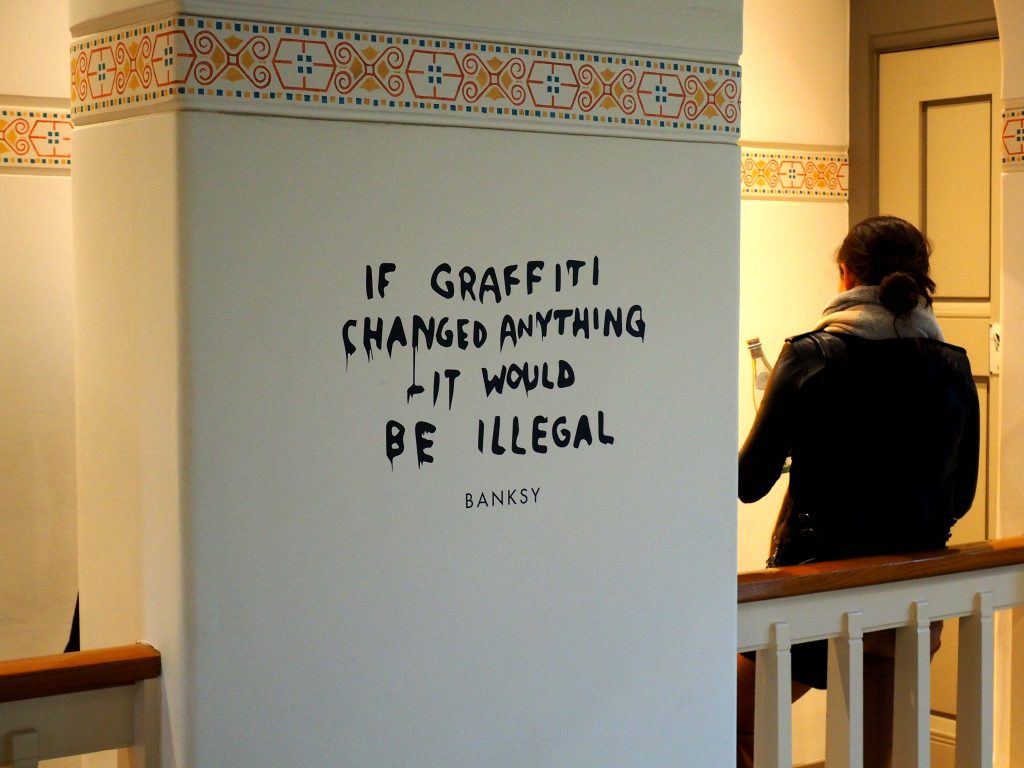 Wenn Graffiti etwas ändern würde, dann wäre es verboten