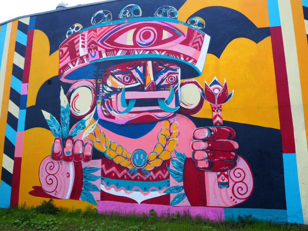 lateinamerikanisch angehauchtes Mural